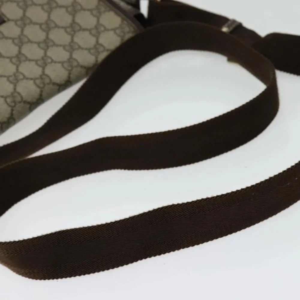 GUCCI GG Supreme Shoulder Bag PVC Beige Silver 223666 Auth ep10605 - Picture 8 of 16